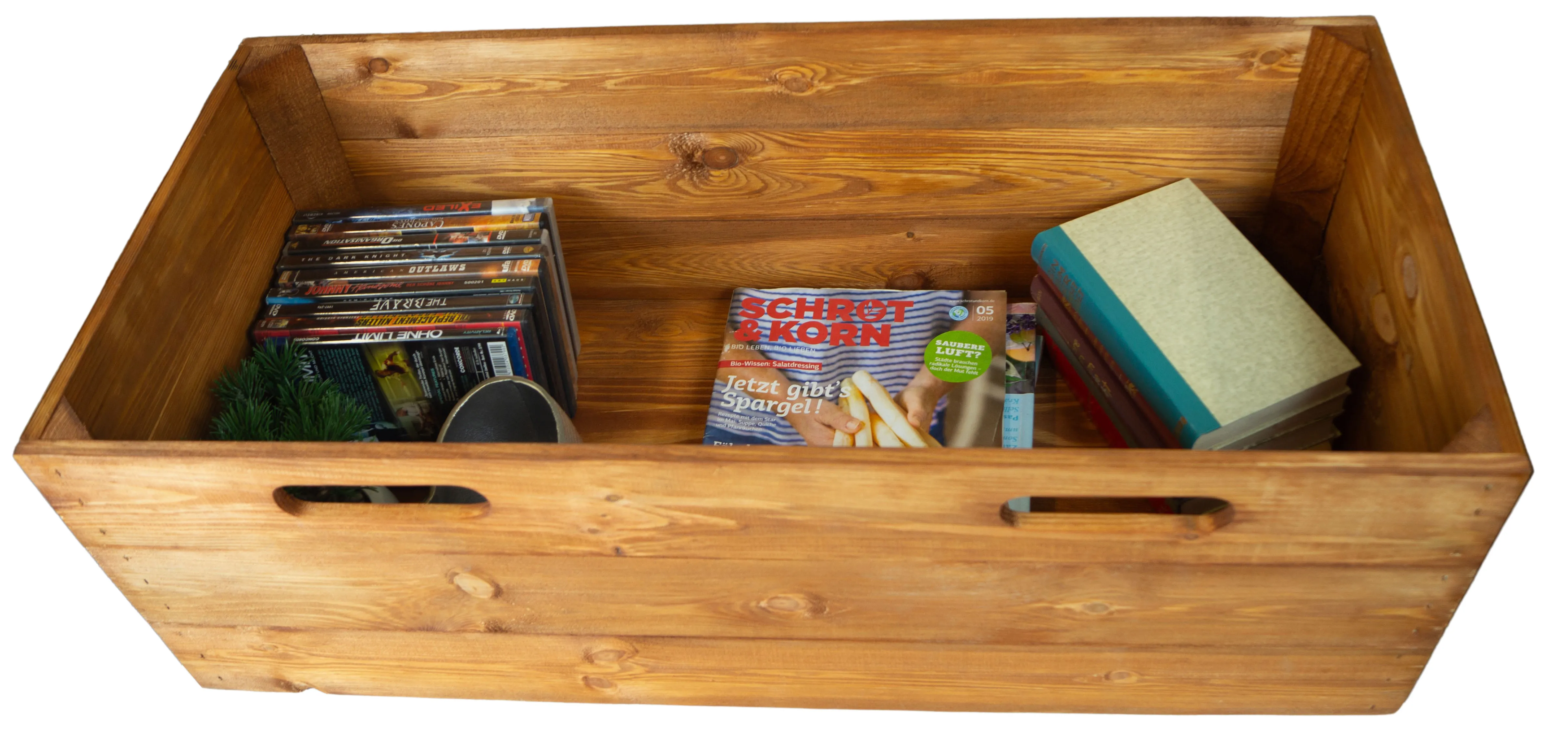 Große Einschubkiste passend für Billy-Regale in ocker 76x25x27cm