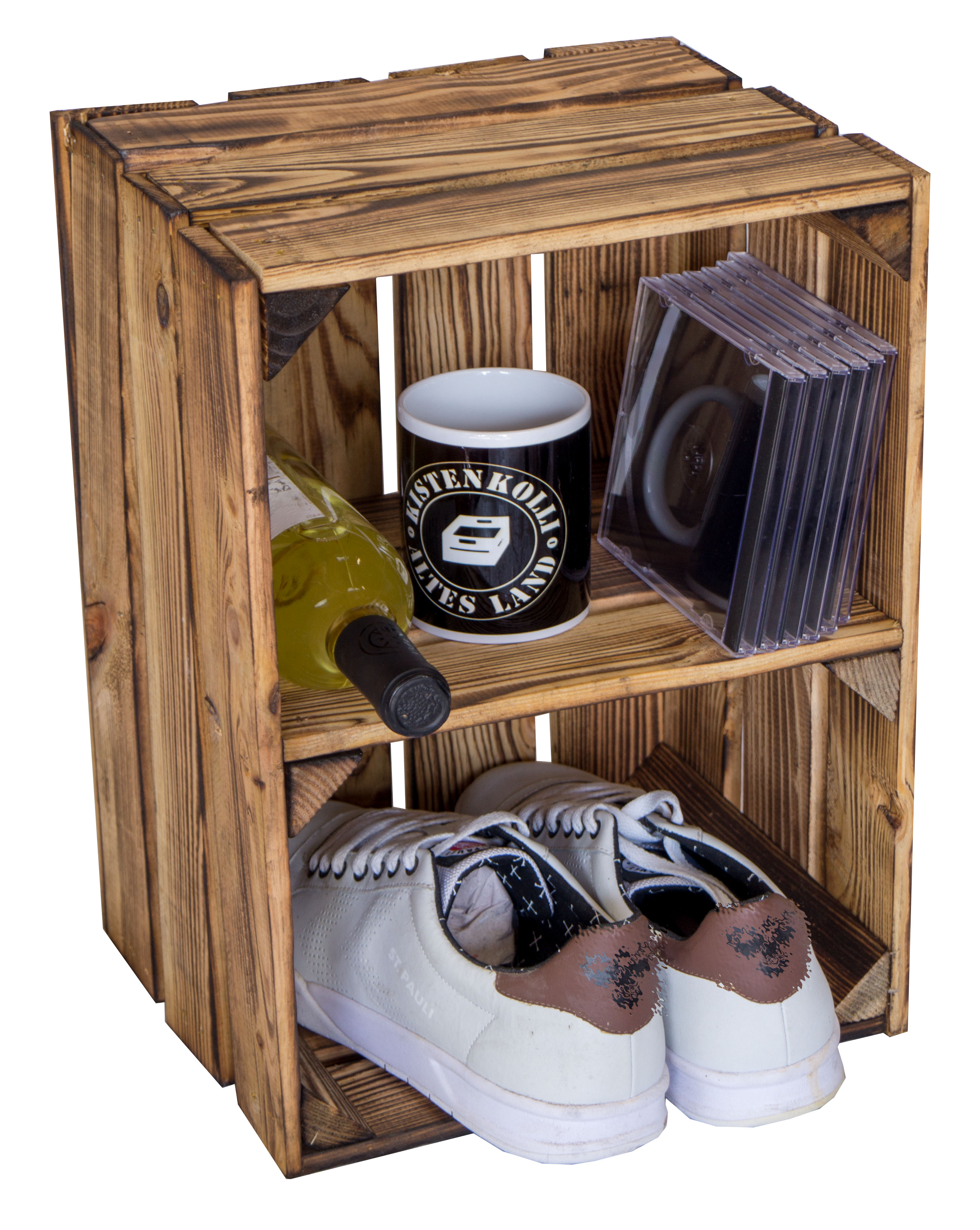 Obstkiste Bella Quer geflammt Obstkiste Bella Quer geflammt