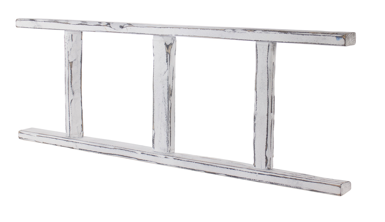 Neue Holzleiter "Shabby Altländer Art" 100cm Neue Holzleiter "Shabby Altländer Art" 100cm