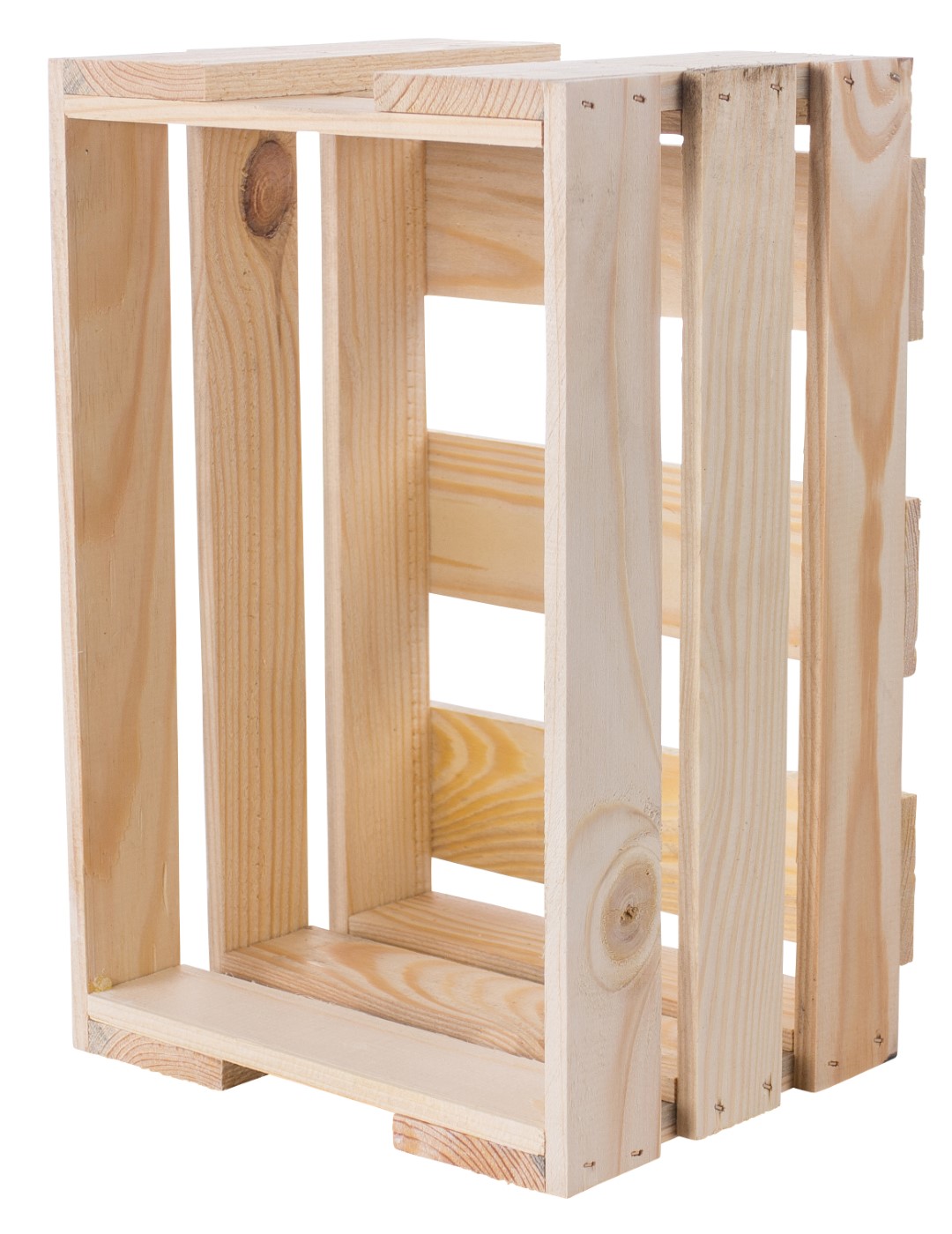 Helle mini Weinkiste 34x23x19cm