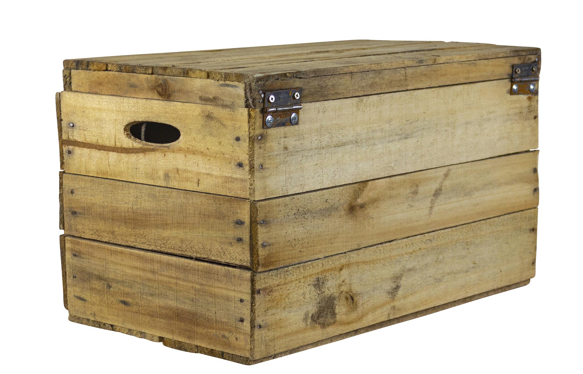 Rustikale Obstkiste mit Deckel und Aufdruck Whisky 50x31x28cm Rustikale Obstkiste mit Deckel und Aufdruck Whisky 50x31x28cm