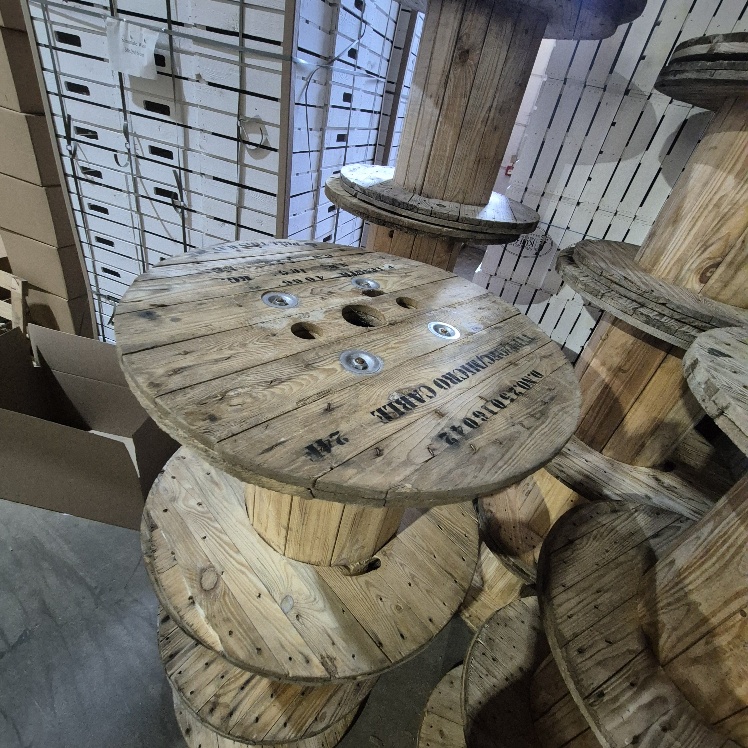 Kabeltrommel Natur gebraucht 70cm x Höhe 58cm