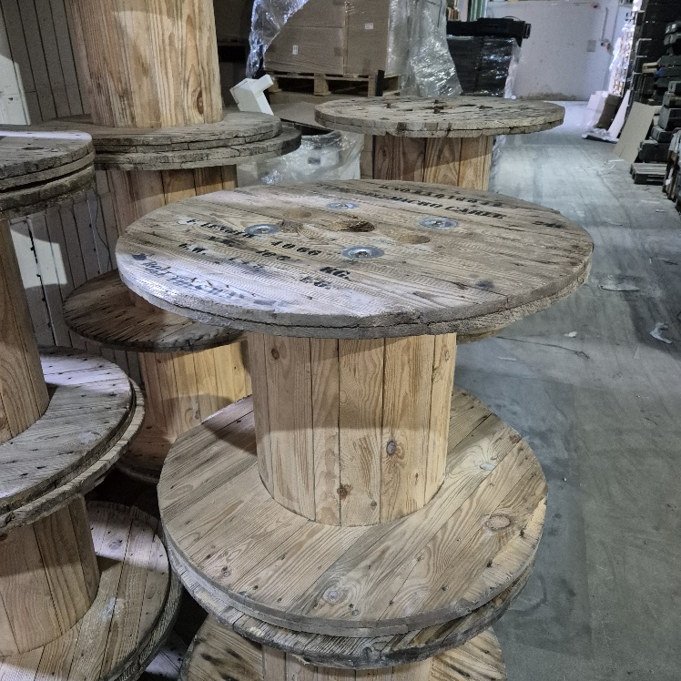 Kabeltrommel Natur gebraucht 70cm x Höhe 58cm