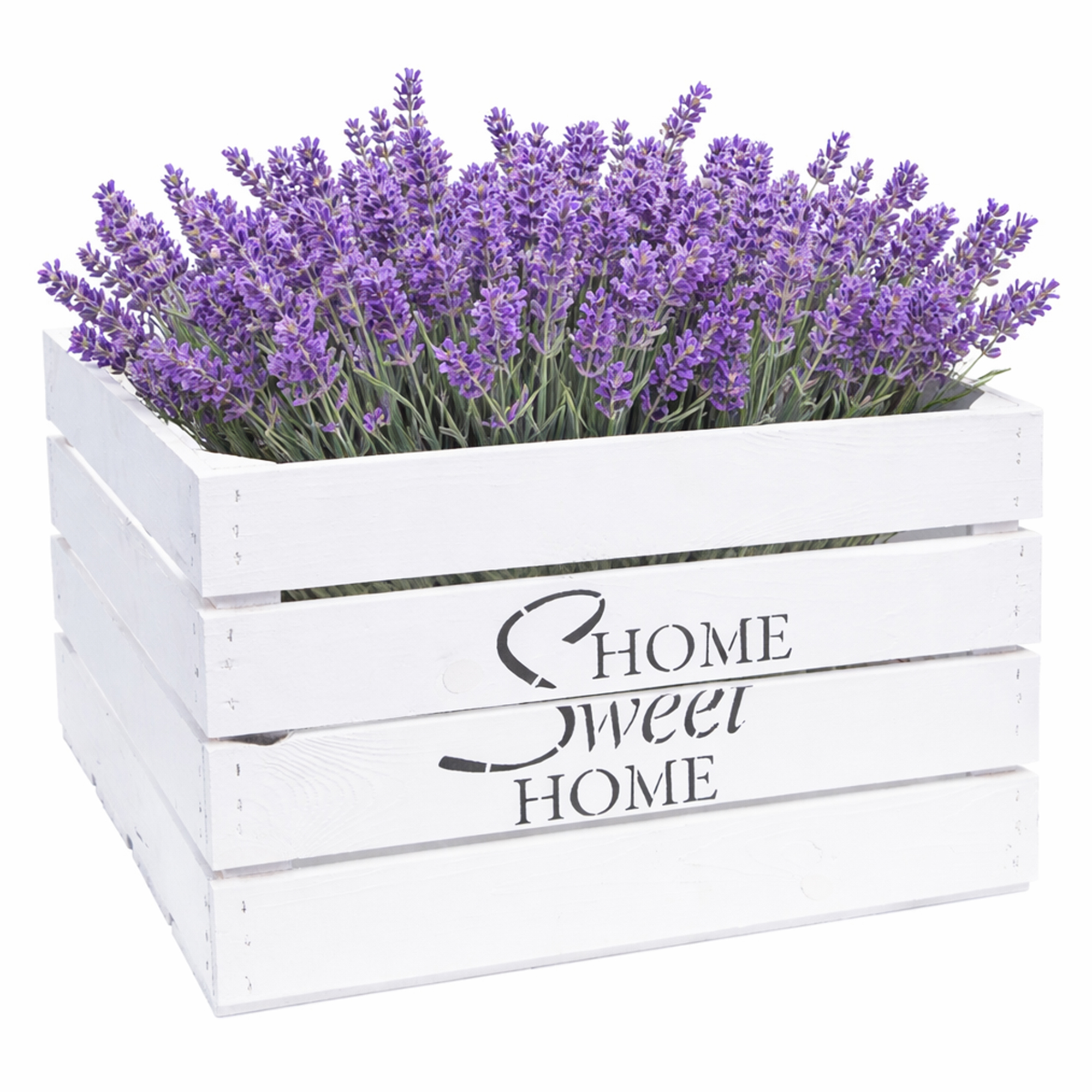 Obstkiste Home Sweet Home HSH Weiss Obstkiste Home Sweet Home HSH Weiss