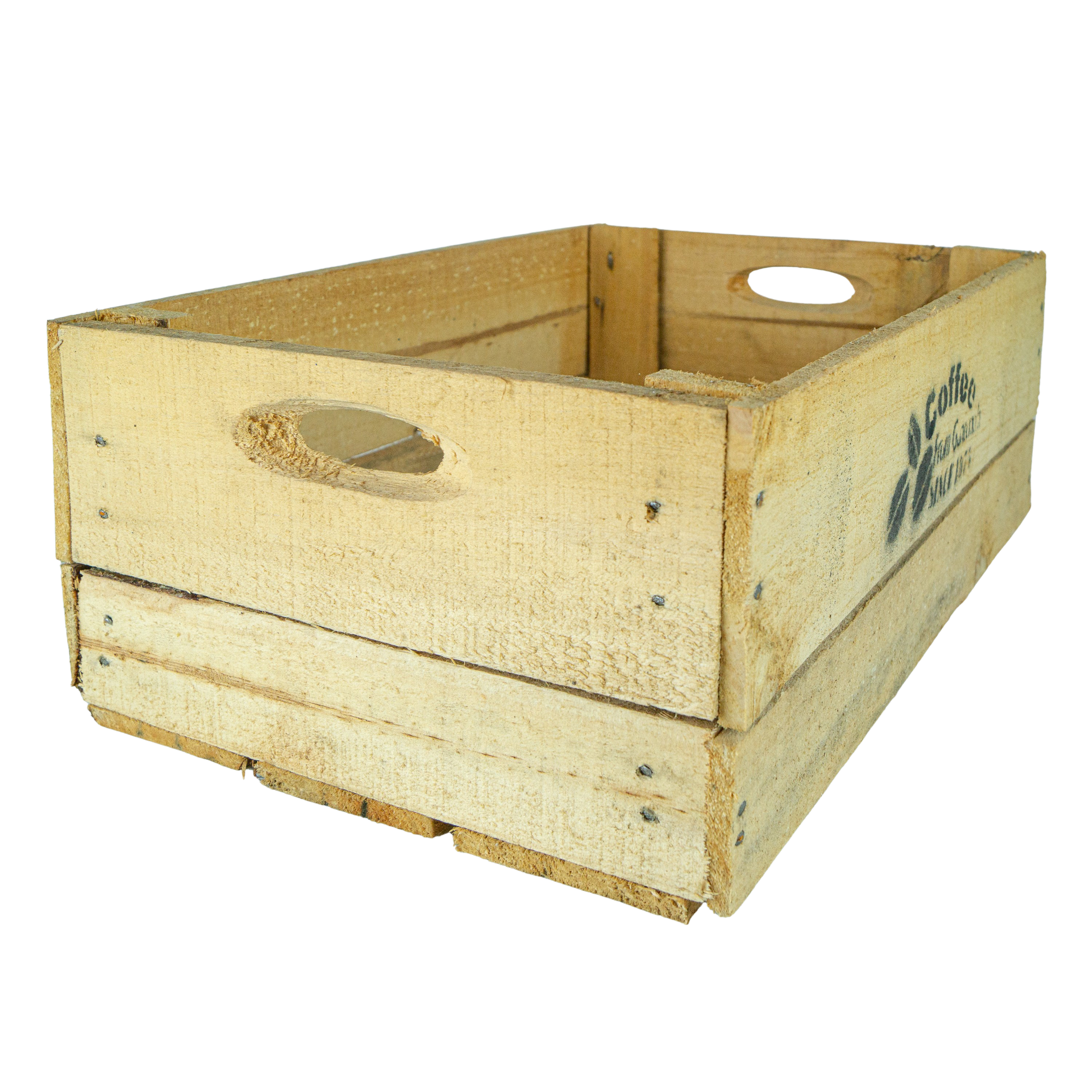 alte Holzkiste Coffee in verschiedenen Grössen Vintage Upcycling DIY alte Holzkiste Coffee L Vintage Upcycling DIY 40,5x27x15,5cm