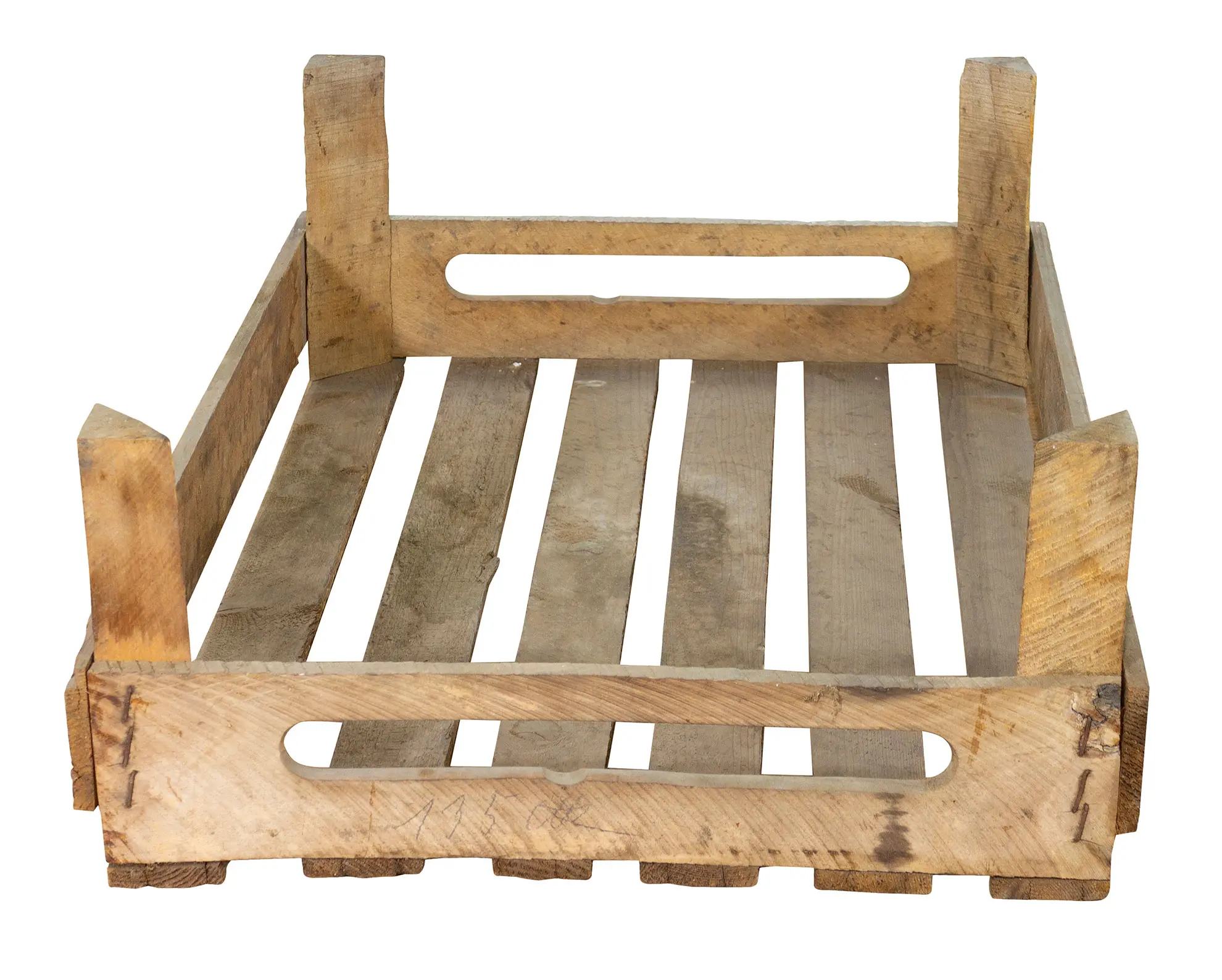 Stabile Holzsteige mit Griff 60x40x18cm