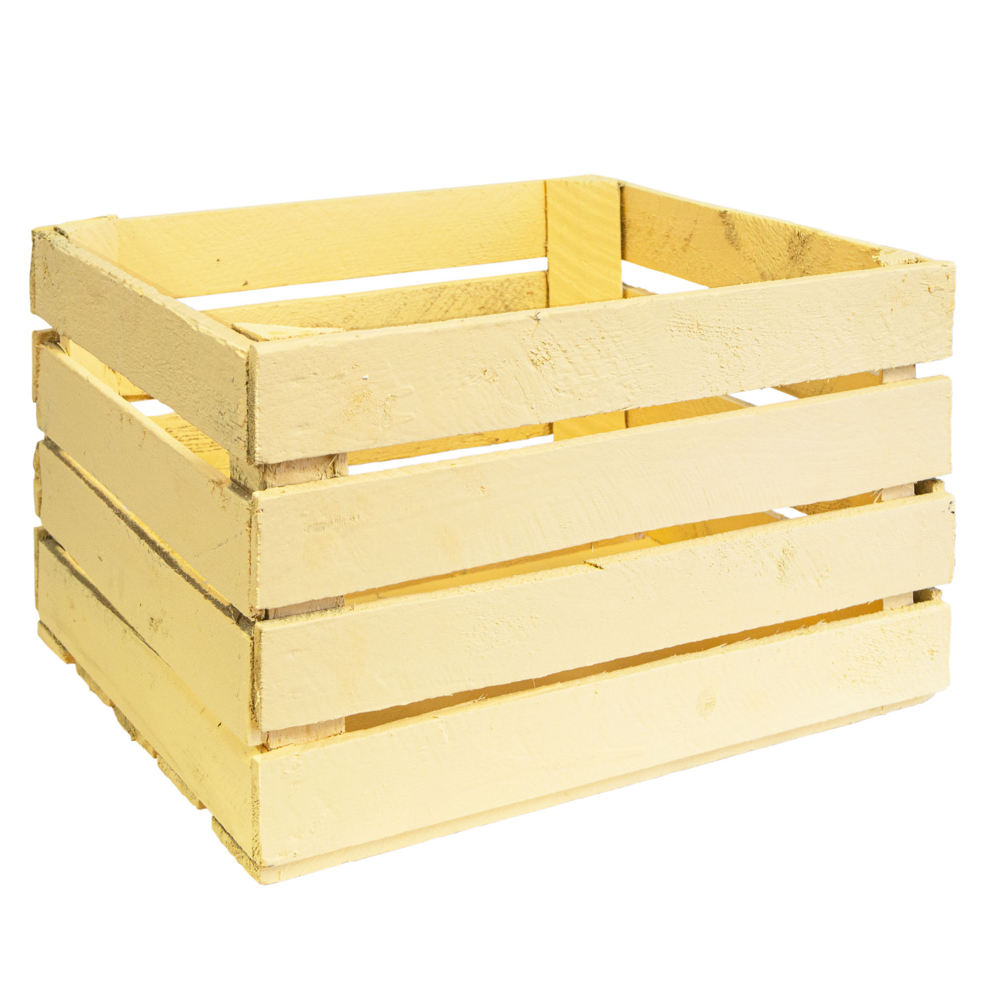 Obstkiste "Johanna" - gebraucht- Pastellgelb