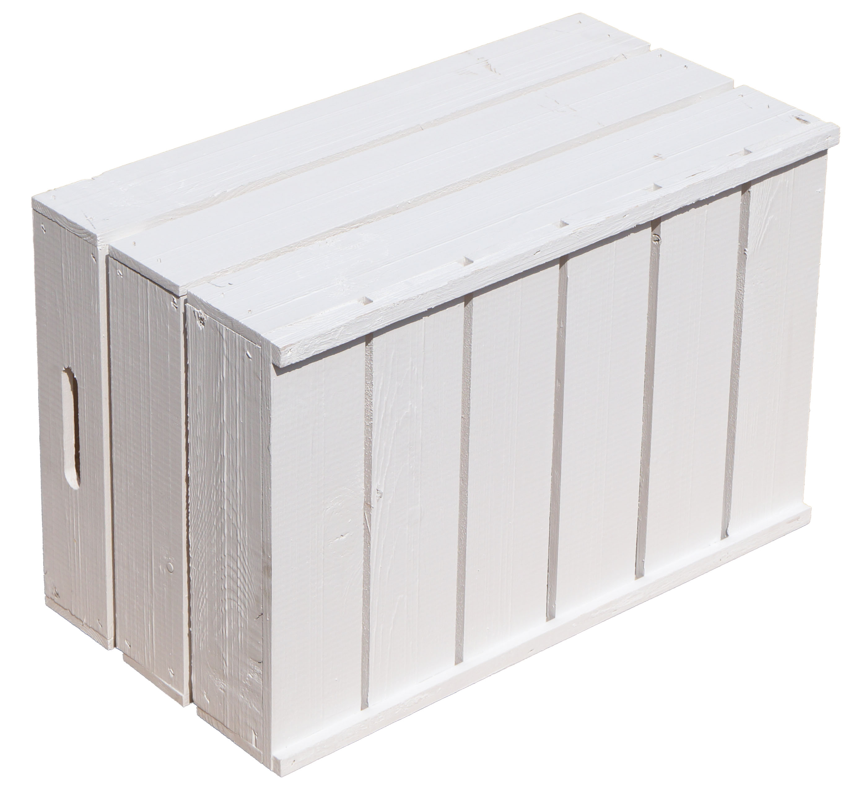 Obstkisten "Elfriede" - neu - weiß Obstkisten "Elfriede" - neu - weiß