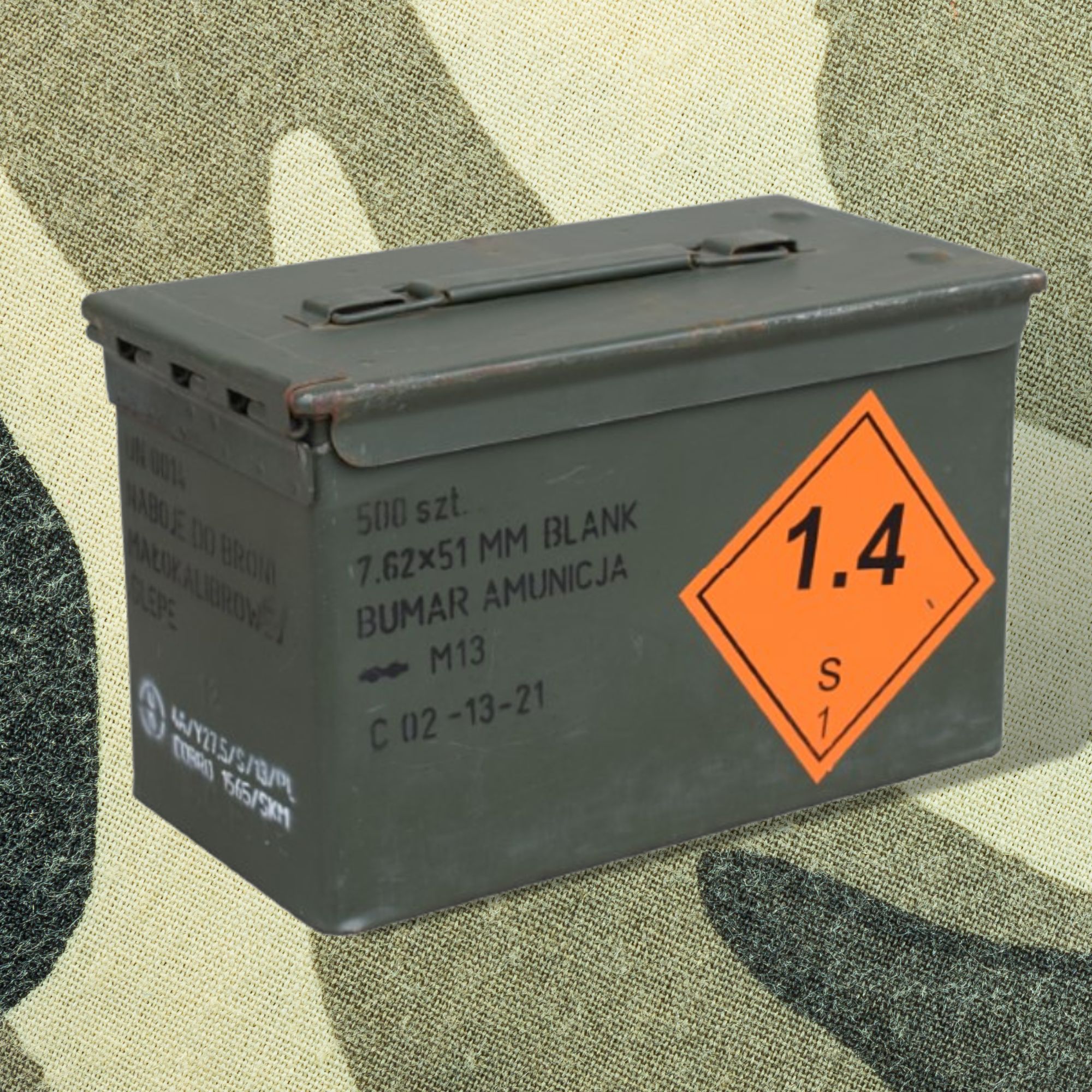 kleine Munitionskiste Metall 4API Aufbewahrungskiste 30,5 x 15,5 x 18,3cm kleine Munitionskiste Metall 4API Aufbewahrungskiste 30,5 x 15,5 x 18,3cm