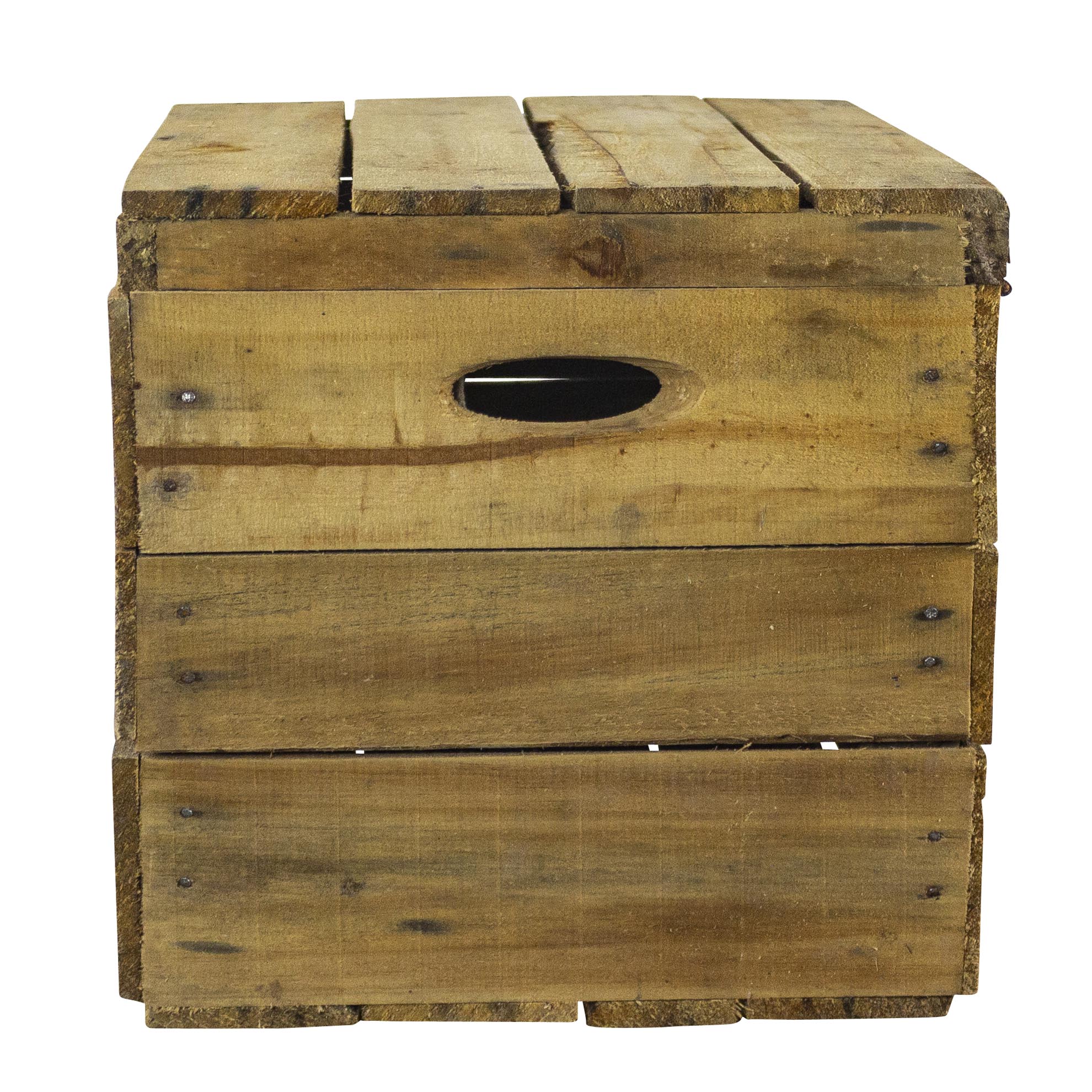 Rustikale Obstkiste mit Deckel und Aufdruck Whisky 50x31x28cm Rustikale Obstkiste mit Deckel und Aufdruck Whisky 50x31x28cm