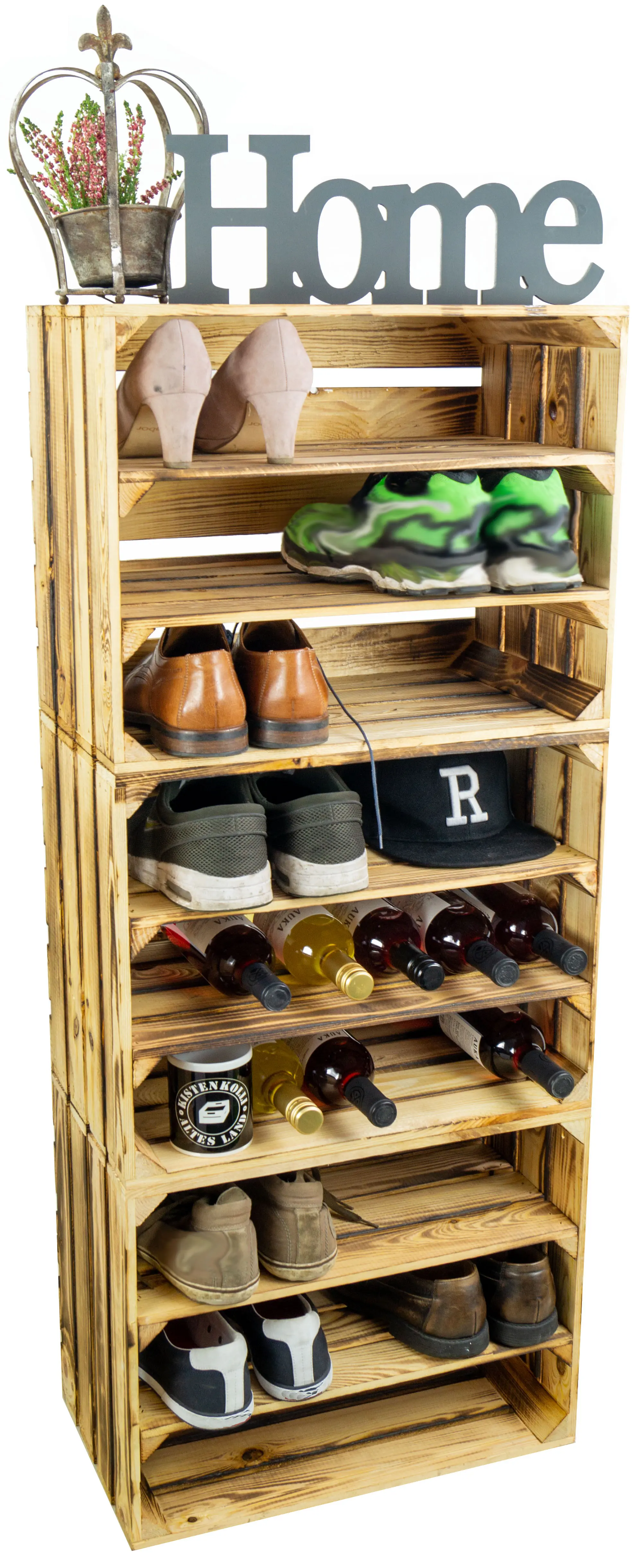 Regalkiste geflammt "Johanna" doppelt geflammt längs Regalkiste geflammt "Johanna" doppelt geflammt längs