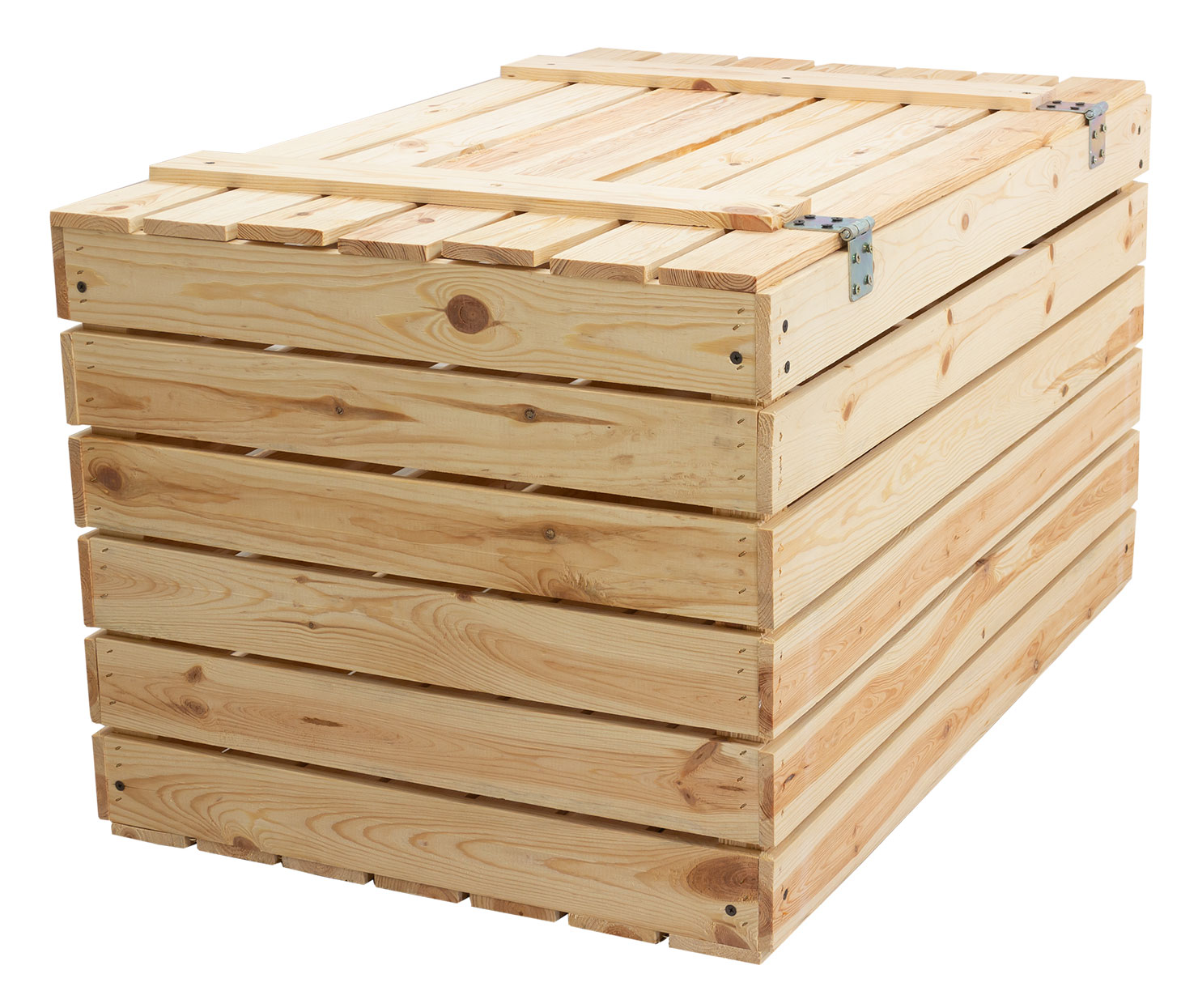 Neue Holztruhe natur *groß* 80x50x39cm