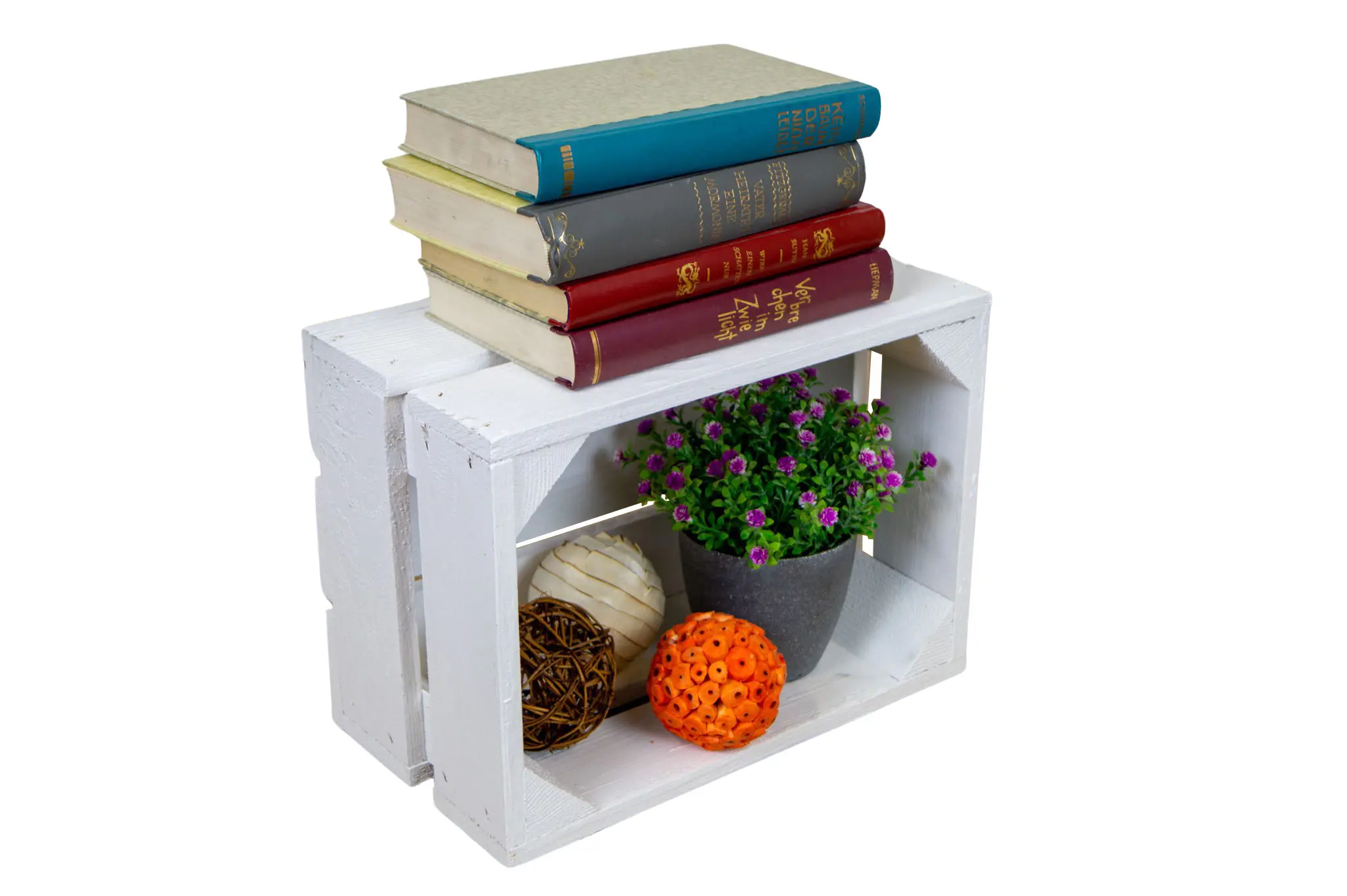 Kleine Holzkiste "Frieda" weiß Kleine Holzkiste "Frieda" weiß