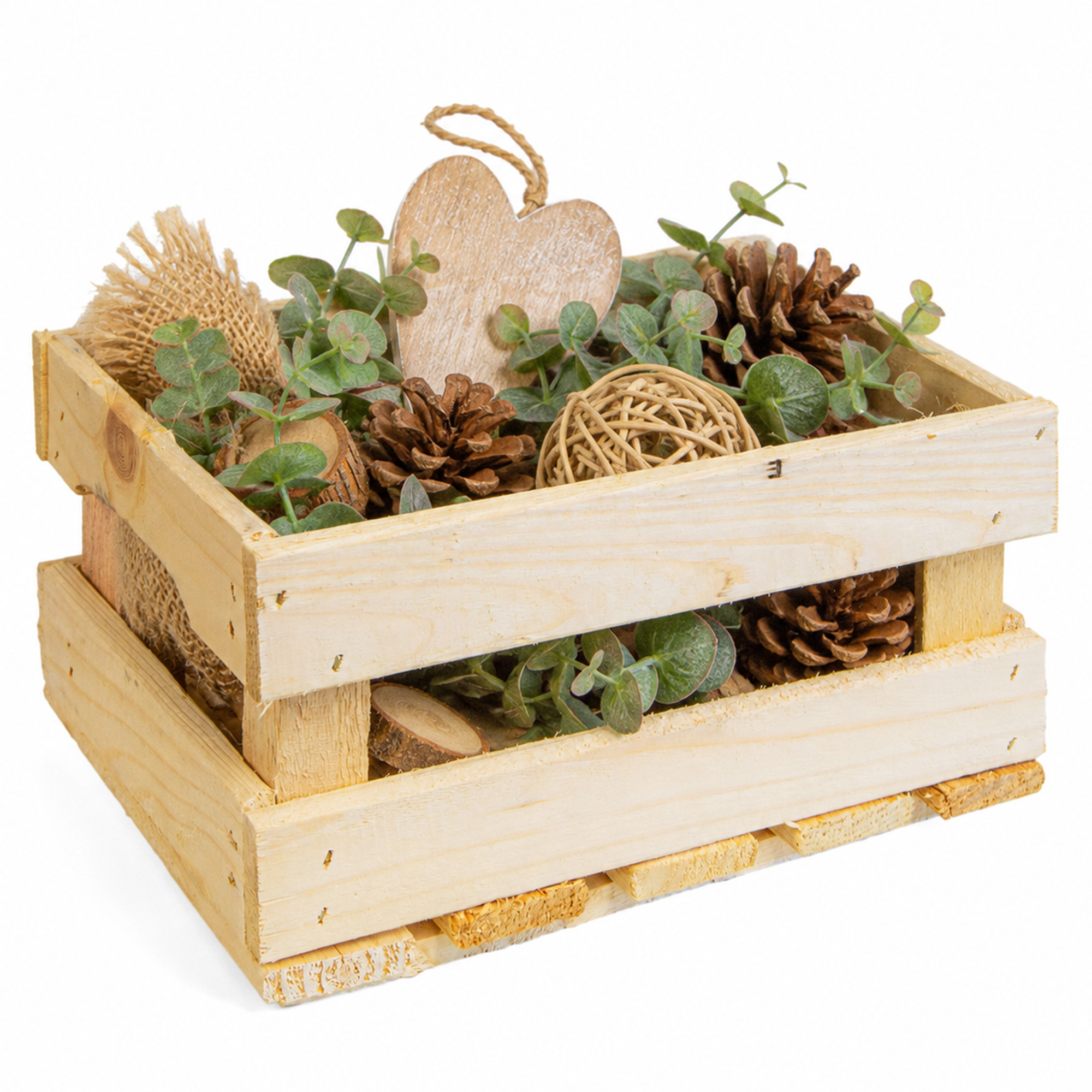 Holzkiste HENNE – Dekorative Aufbewahrungskiste aus Holz in Natur oder geflammt | 30 x 20 x 15 cm Natur Holzkiste HENNE – Dekorative Aufbewahrungskiste aus Holz in Natur oder geflammt | 30 x 20 x 15 cm Natur
