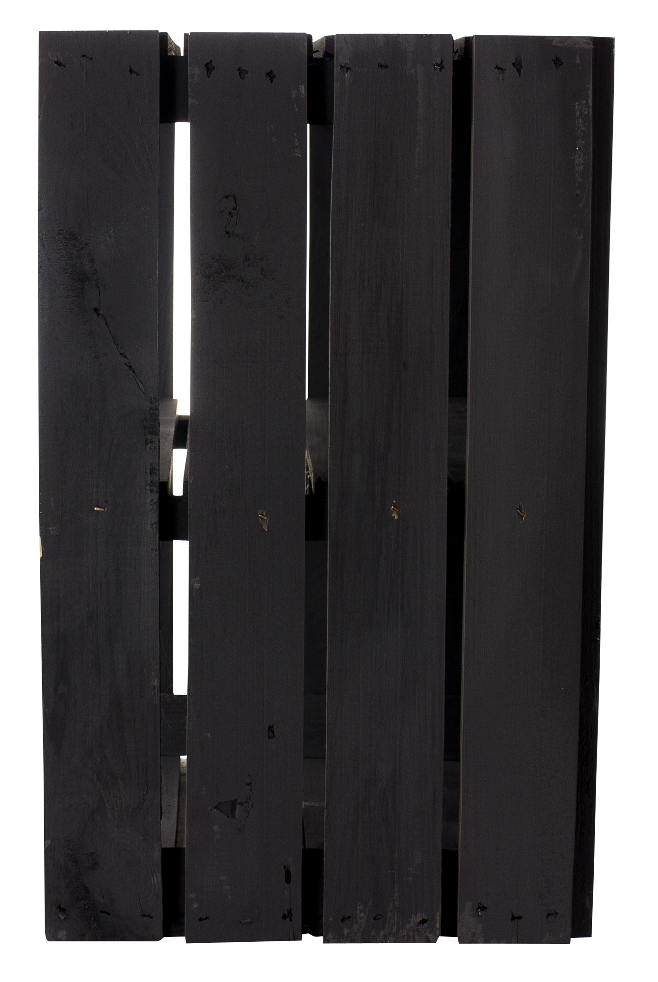 Schwarze Regalkiste "Quer" 50x40x30cm