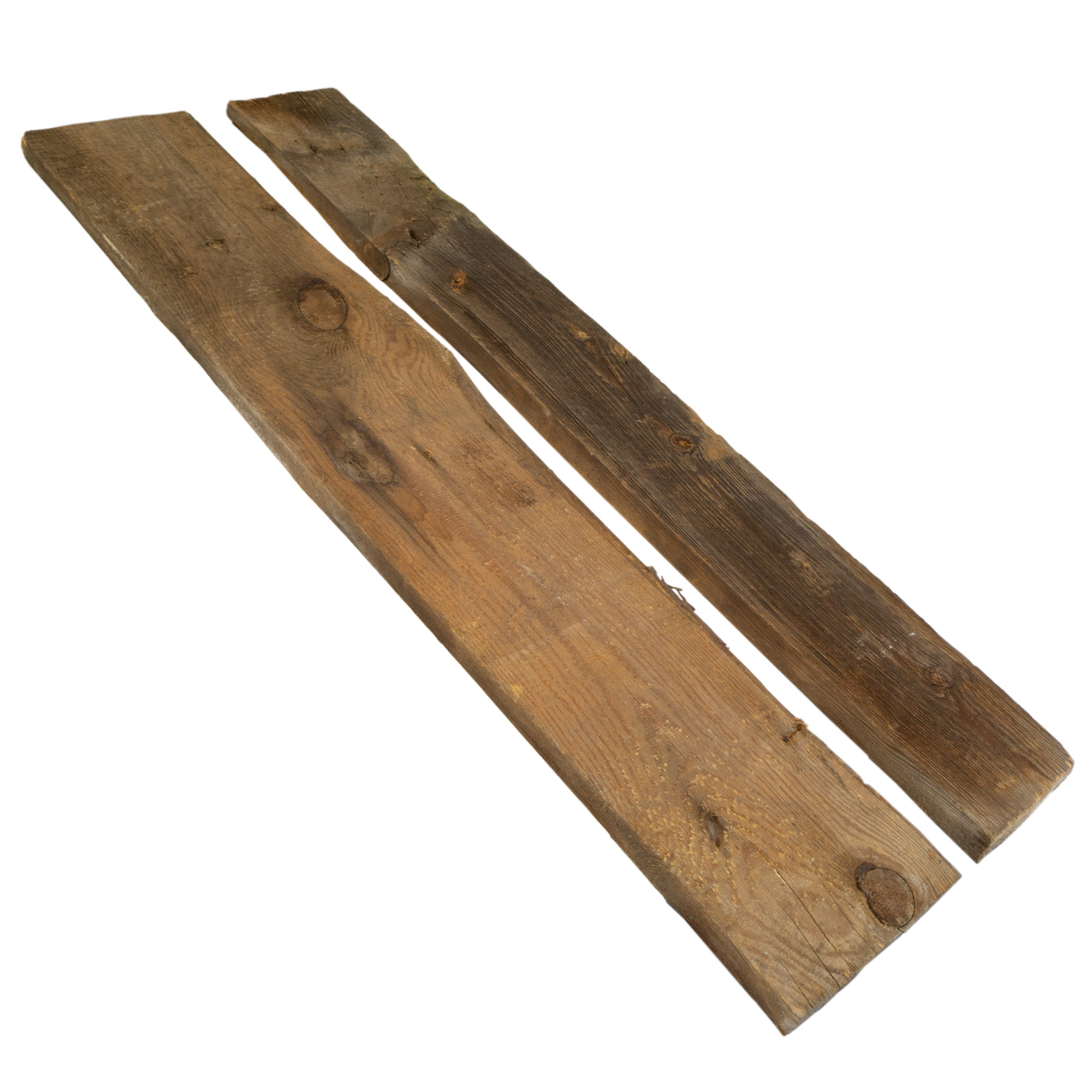 2er Set Holzplanken 100 Jahre alt 100 x 12-18cm 2er Set Holzplanken 100 Jahre alt 50 x 18-22cm