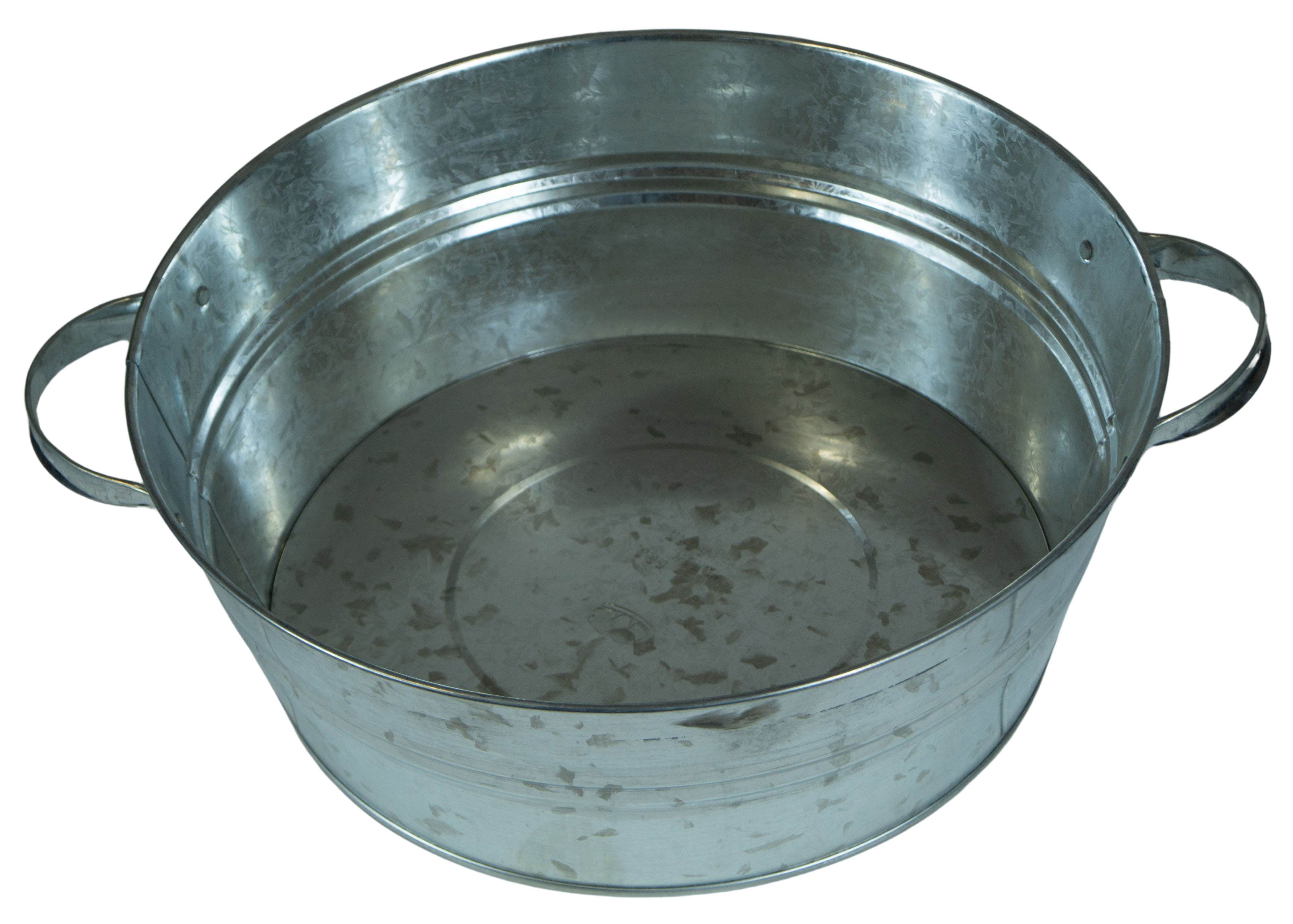 Zinkeimer silbergrau 13L Rund
