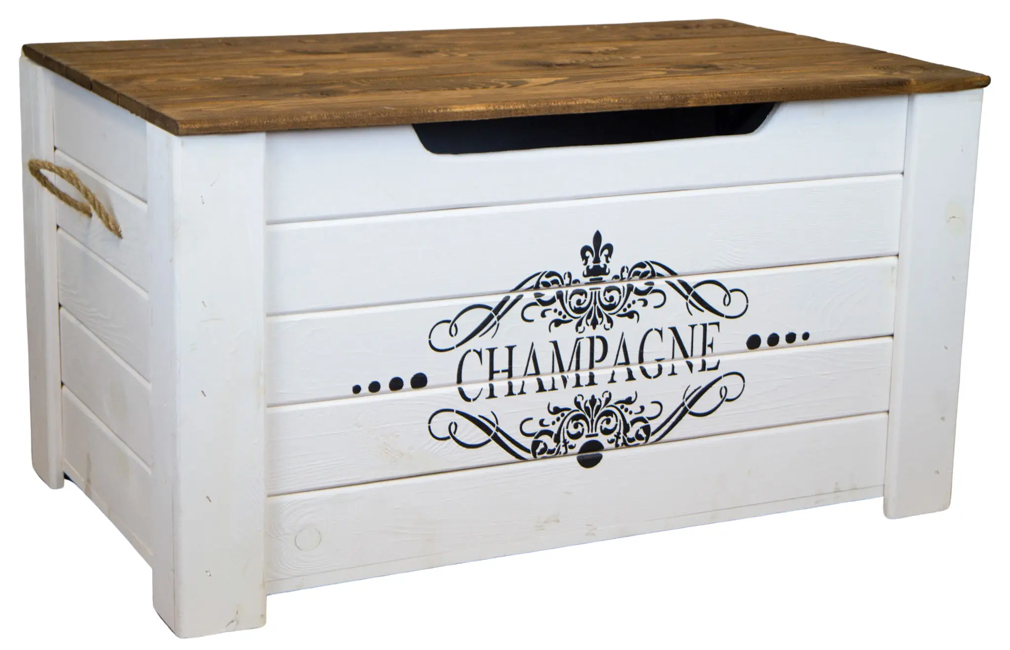 Holztruhe Pascale "Champagne" by Vinterior © Holztruhe Pascale "Champagne" by Vinterior ©