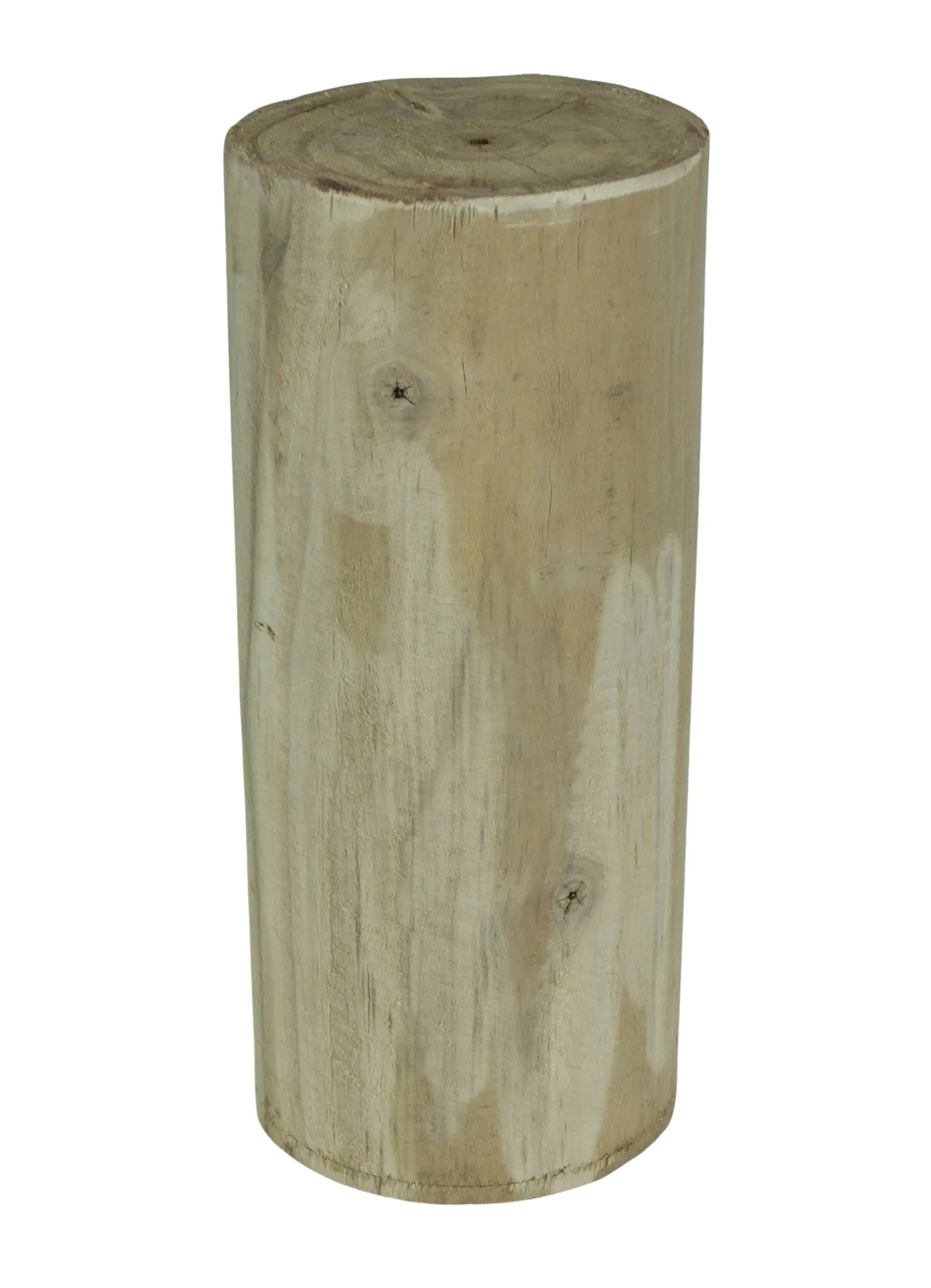 Rustikaler Holzstamm glatt ohne Rinde im 40cm 16-20cm Durchmesser Rustikaler Holzstamm glatt ohne Rinde im 40cm 16-20cm Durchmesser