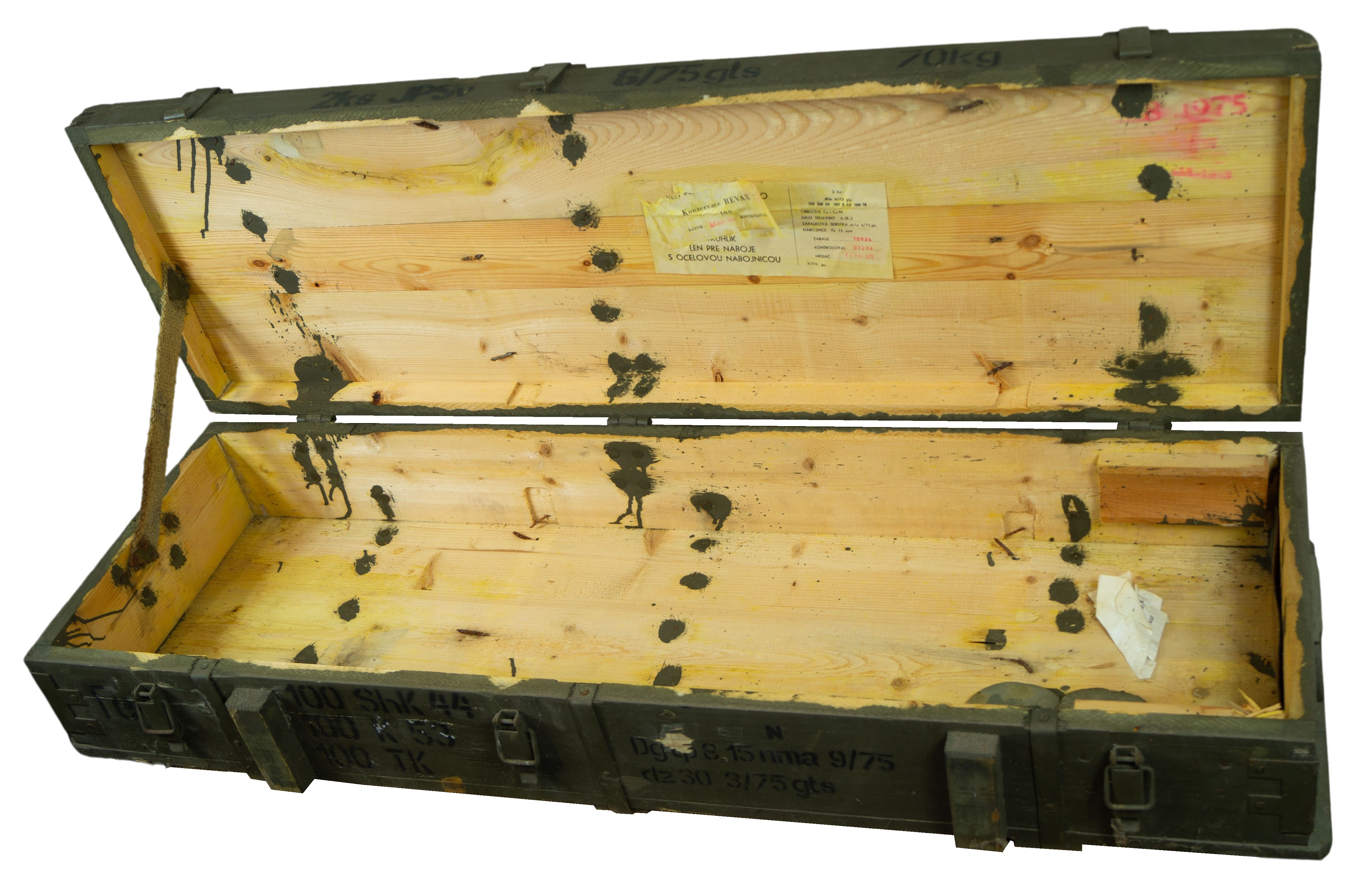 Neue lange Munitionskiste B-WARE 118x38x22cm Neue lange Munitionskiste B-WARE 118x38x22cm