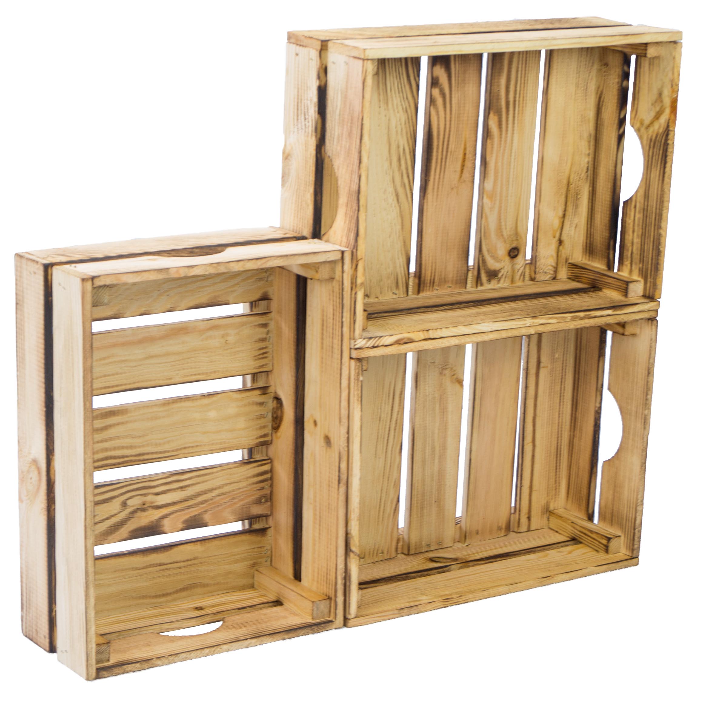 Gemüsekiste Leni geflammt 40x30x15cm Gemüsekiste Leni geflammt 40x30x15cm