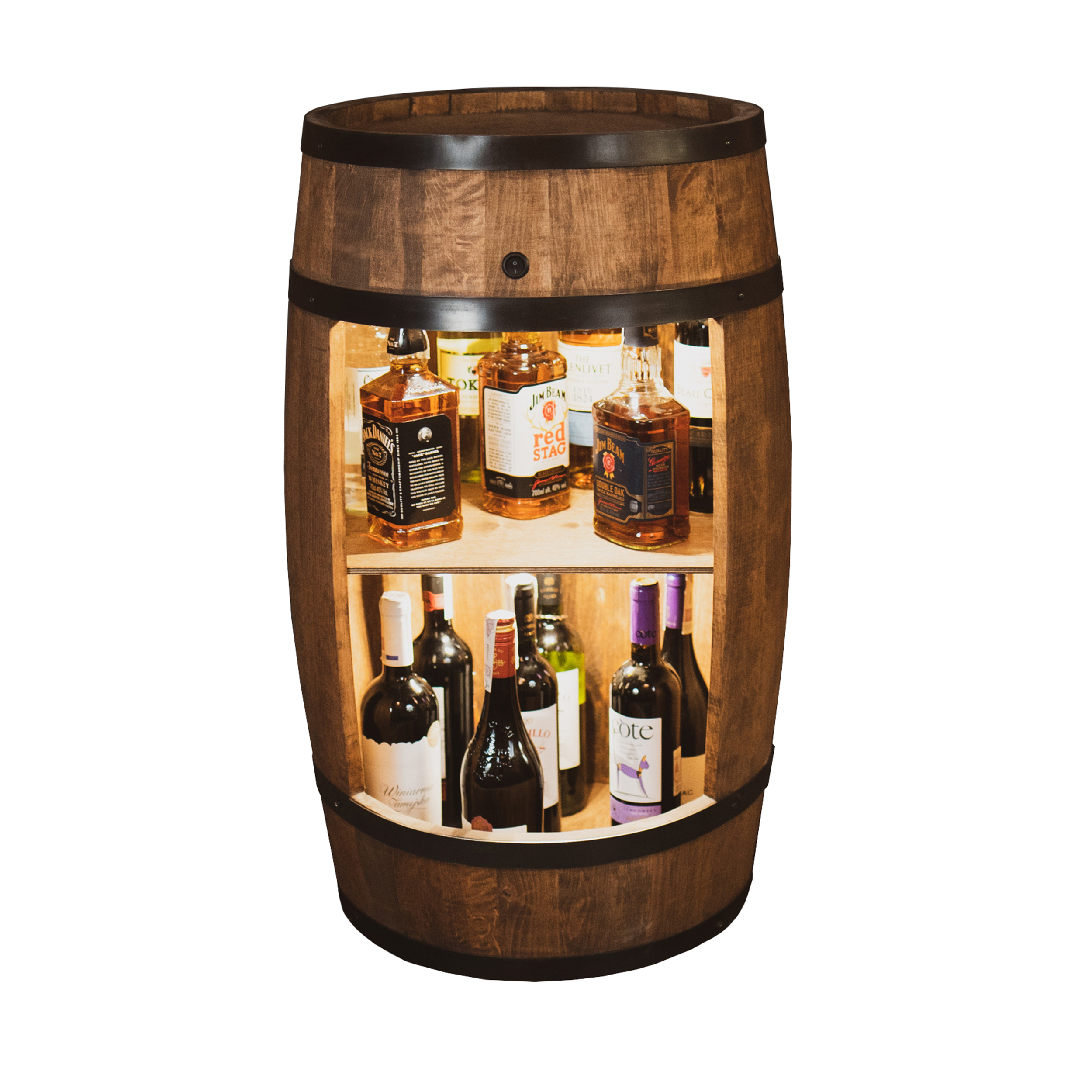 Holzfass in Farbton Wenge Hausbar mit LED – Rustikale Minibar im Weinfass Design – Weinregal & Flaschenständer aus Holz – Vintage Fassbar für Wohnzimmer, Bar oder Partykeller – ca. 80 cm #1 LED Einfarbig Holzfass in Farbton Wenge Hausbar mit LED – Rustikale Minibar im Weinfass Design – Weinregal & Flaschenständer aus Holz – Vintage Fassbar für Wohnzimmer, Bar oder Partykeller – ca. 80 cm #1 LED Einfarbig